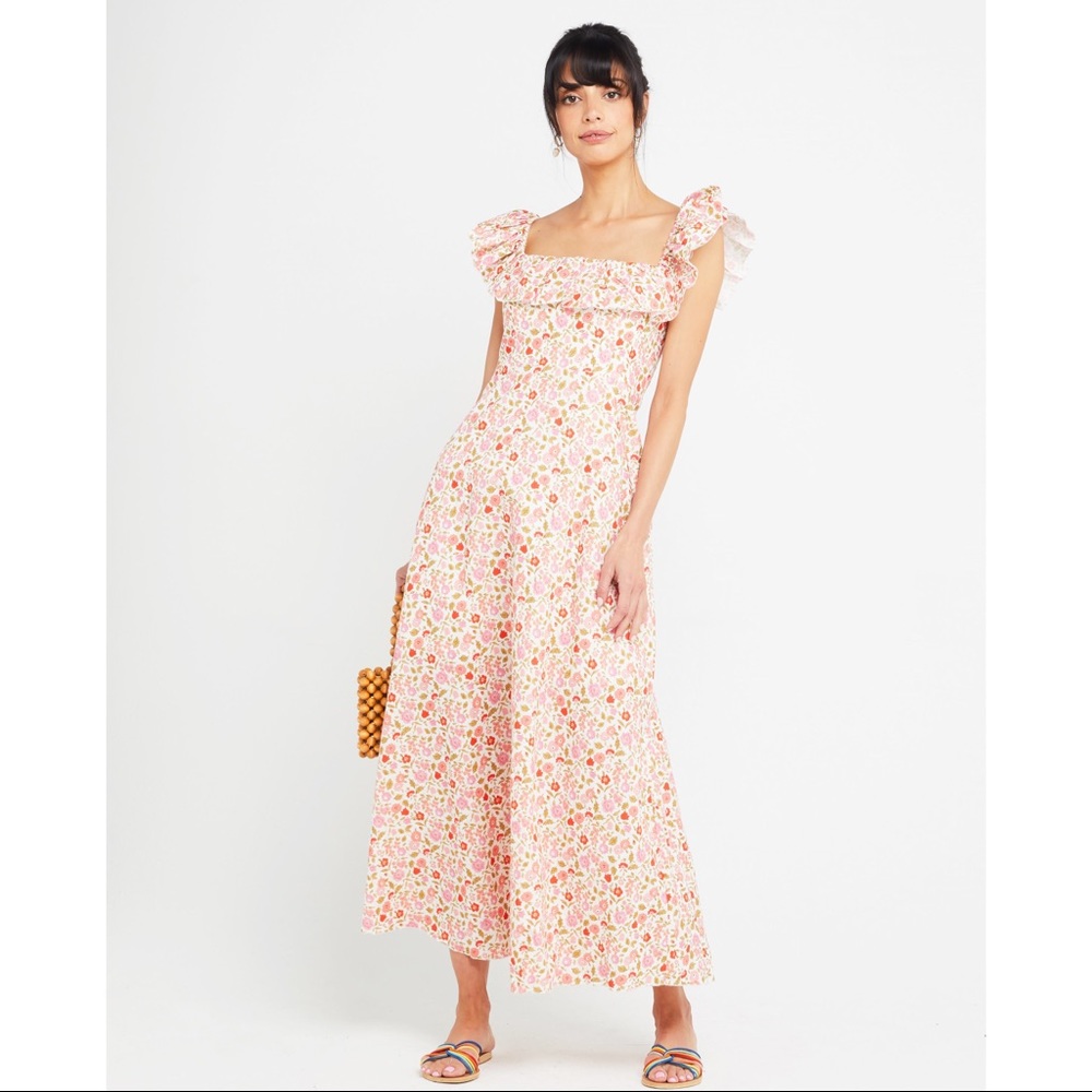 The Vita Linen Midi Dress by OPT